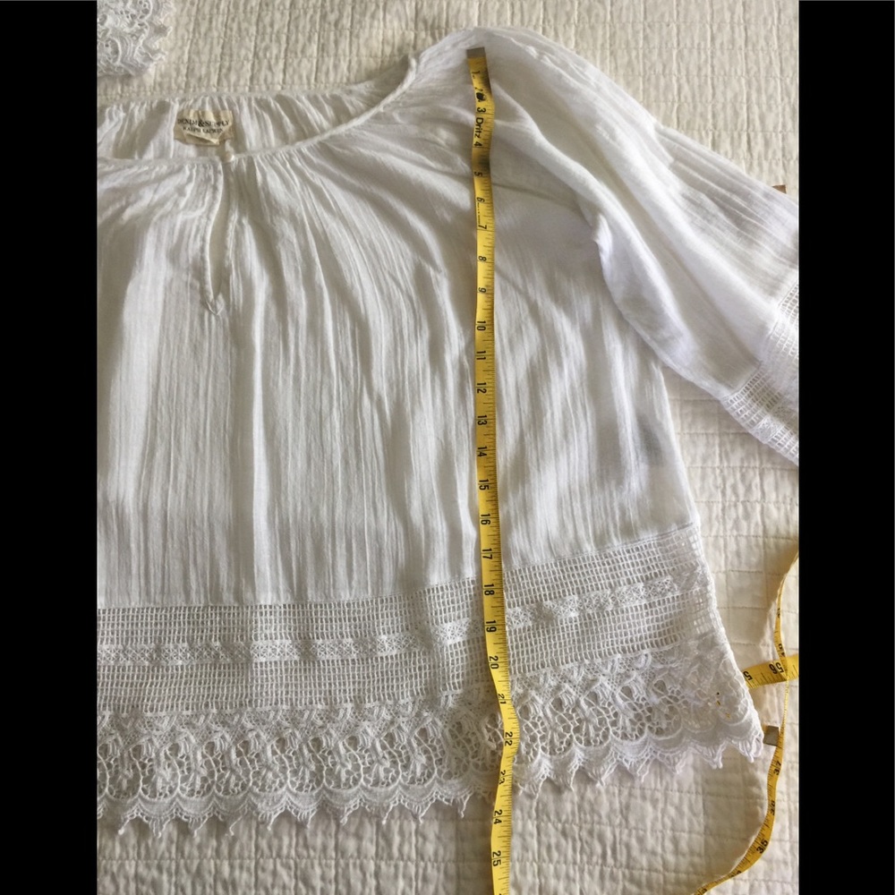 NWT Ralph Lauren Denim & Supply white cotton top - Picture 3 of 5